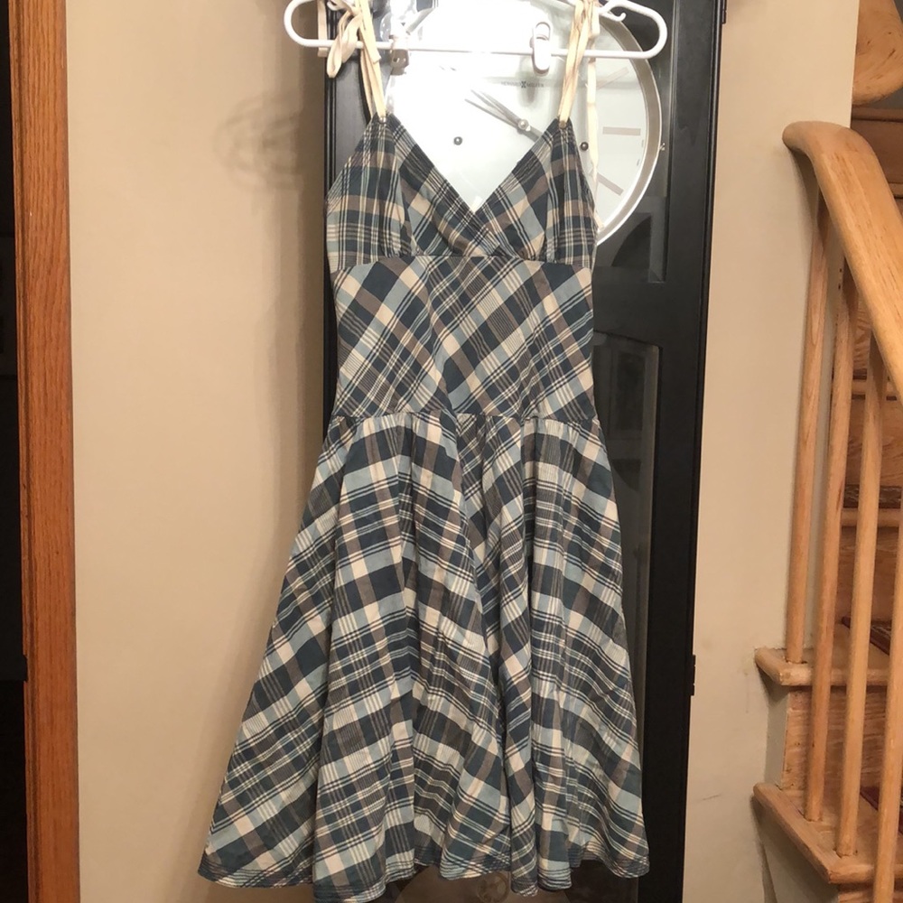 Rugby Ralph Lauren blue madras dress size 6